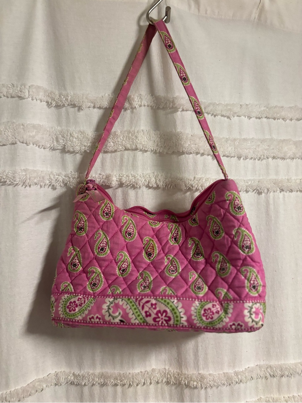 Two-piece Vera Bradley “Bermuda Pink” Molly Mini Bag and Wallet